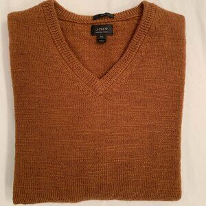 J Crew brown v neck sweater